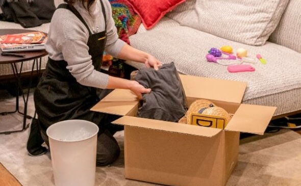 ホームステージング作業の写真